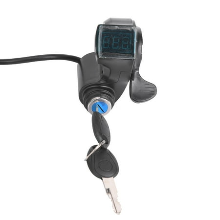 E-Bike Thumb Throttle LCD Digital Battery Voltage Displays Switch